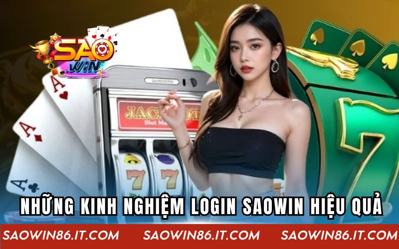 Những kinh nghiệm login Saowin hiệu quả